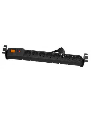 ACAR S8 FA RACK listwa zasil.  8gniazd  cz. 5M(WYP)