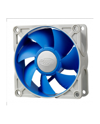 Deepcool 80mm Ultra silent fan with patented De-vibration TPE cover, BLUE, for case and psu