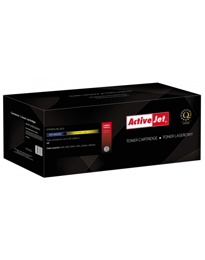 ActiveJet AT-602Y toner laserowy do drukarki HP (zamiennik Q6002A) główny