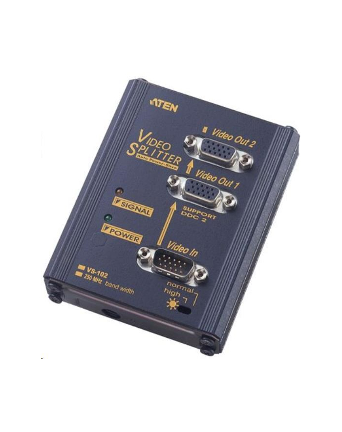 ATEN VS-102 Video Splitter 2 porty 250 MHz główny