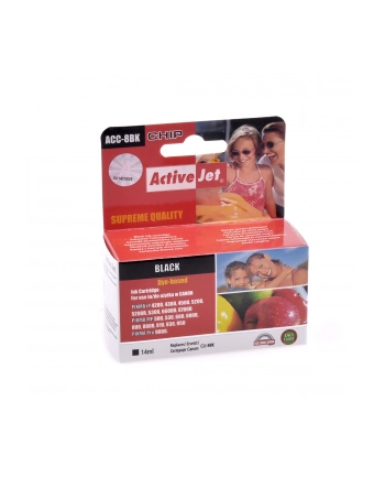 Activejet tusz Canon CLI-8 Black   (z czipem)         ACC-8Bk nr 1