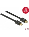 Delock kabel Displayport mini (M) ->Displayport mini (M) 2m - nr 26