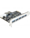 Delock Karta PCI Express > 5 x zewnętrzne + 2 x wewnętrzne USB 3.0 - nr 6