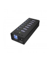 RaidSonic Icy Box 7 x Port USB 3.0 Hub z portem ładowania USB, Czarny - nr 11