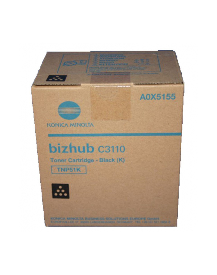 Toner Konica Minolta TNP-51K | 5000 str | Black | bizhub C3110 główny