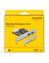 Delock karta pci express -> 2x USB 3.0 - nr 27