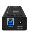 RaidSonic Icy Box 7 x Port USB 3.0 Hub z portem ładowania USB, Czarny - nr 11