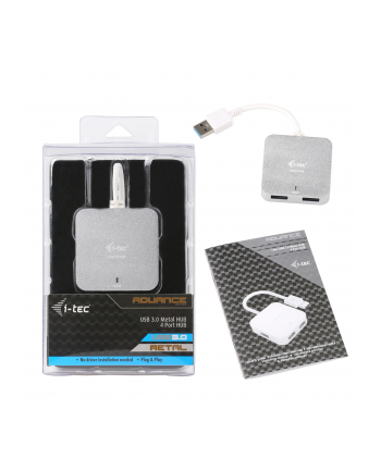 iTec i-tec USB 3.0 Metal Passive HUB 4 Port for Notebook Ultrabook Tablet PC