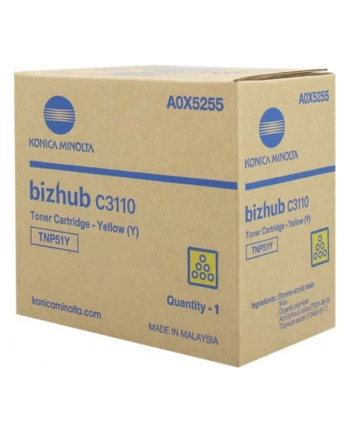 Toner Konica Minolta TNP-51Y | 5000 str | Yellow | bizhub C3110 nr 2