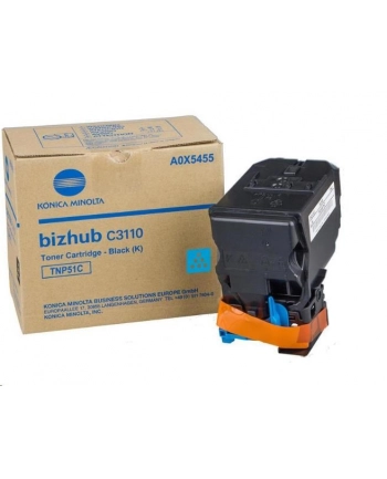 Toner Konica Minolta TNP-51C | 5000 str | Cyan | bizhub C3110 nr 2