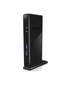 RaidSonic Icy Box Multi Stacja Dokująca dla Notebooks i PCs, 2x USB 3.0, HDMI, Czarna - nr 46