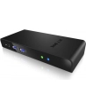 RaidSonic Icy Box Multi Stacja Dokująca dla Notebooks i PCs, 2x USB 3.0, HDMI, Czarna - nr 71