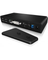 RaidSonic Icy Box Multi Stacja Dokująca dla Notebooks i PCs, 2x USB 3.0, HDMI, Czarna - nr 72