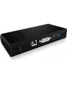 RaidSonic Icy Box Multi Stacja Dokująca dla Notebooks i PCs, 2x USB 3.0, HDMI, Czarna - nr 81