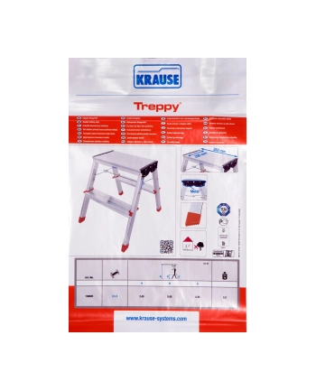 SCHODKI DWUSTRONNE SKŁADANE 2x2* TREPPY KRAUSE nr 1