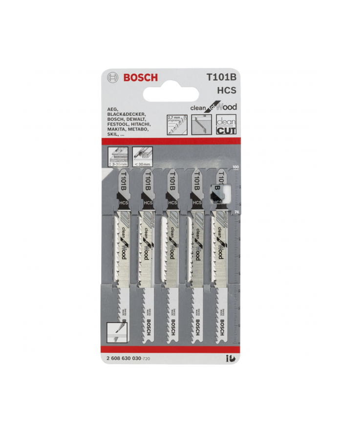 BRZESZCZOT T 101 B (5szt.) HCS BOSCH główny