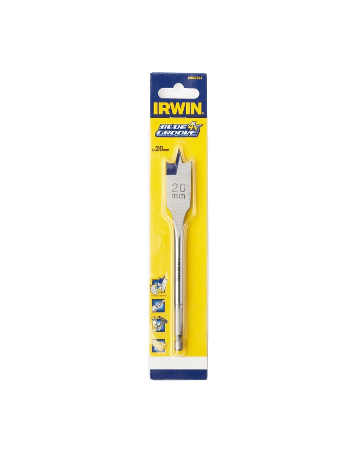 WIERTŁO DO DREWNA 20x152mm PŁASKIE BLUE GROOVE 4x IRWIN główny