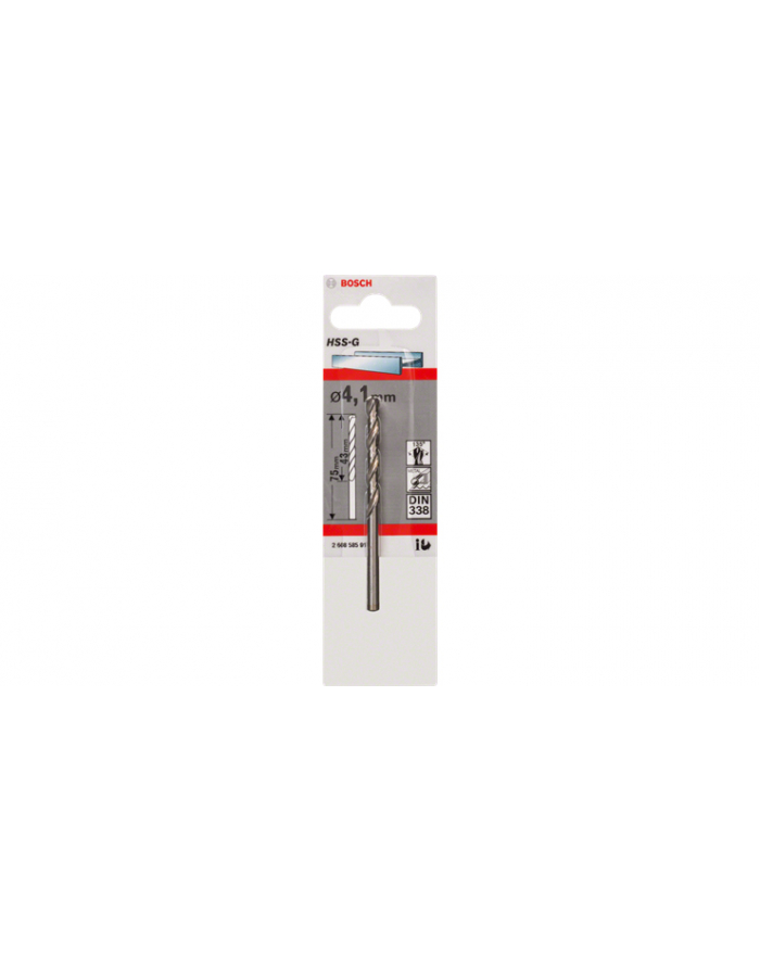 WIERTŁO DO METALU   4,5mm NWKa HSS-G STANDARD DIN 338 BOSCH główny