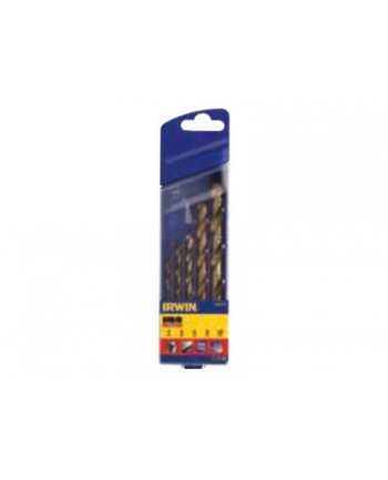 ZESTAW WIERTEŁ DO METALU   5szt. 4-10mm KOBALTOWE HSS-CO IRWIN nr 1