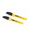 MARKER CZARNY FINE TIP (2szt.) STANLEY - nr 1
