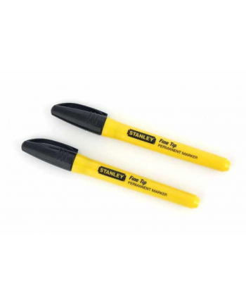 MARKER CZARNY FINE TIP (2szt.) STANLEY