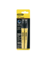MARKER CZARNY FINE TIP (2szt.) STANLEY - nr 3