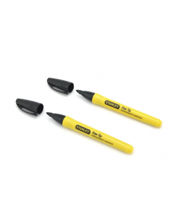 MARKER CZARNY FINE TIP (2szt.) STANLEY