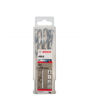 WIERTŁO DO METALU 10,0mm NWKa HSS-G STANDARD DIN 338 BOSCH nr 2