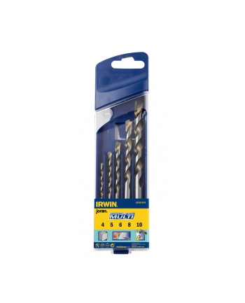 ZESTAW WIERTEŁ WIELOZADANIOWYCH 5szt. 4-10mm CORDLESS IRWIN nr 1