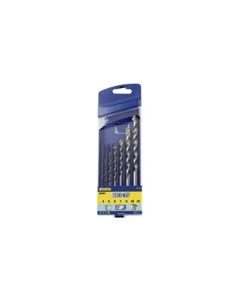 ZESTAW WIERTEŁ WIELOZADANIOWYCH 7szt. 4-12mm CORDLESS IRWIN nr 1