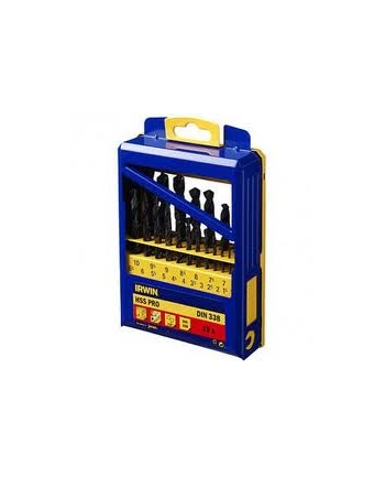ZESTAW WIERTEŁ DO METALU 25szt. 1-13mm NWKa HSS-PRO DIN 338 IRWIN nr 2