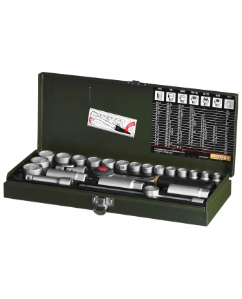 ZESTAW KLUCZY NASADOWYCH 3/8'' 23cz. PROXXON