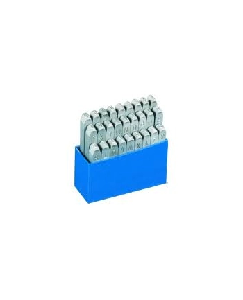 KOMPLET ZNACZNIKÓW STANDARD LITERY 12mm GRAVUREM nr 1