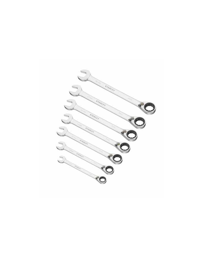 KLUCZ PŁASKI Z GRZECHOTKĄ Z PRZEŁĄCZNIKIEM 13mm MAT  STANLEY główny