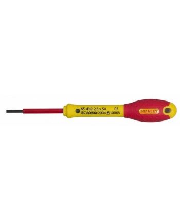 WKRĘTAK PŁASKI   2,5x50mm FATMAX VDE 1000V STANLEY nr 1