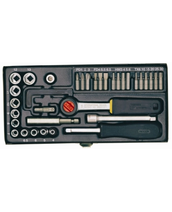ZESTAW KLUCZY NASADOWYCH 1/4'' 35cz. PROXXON nr 1