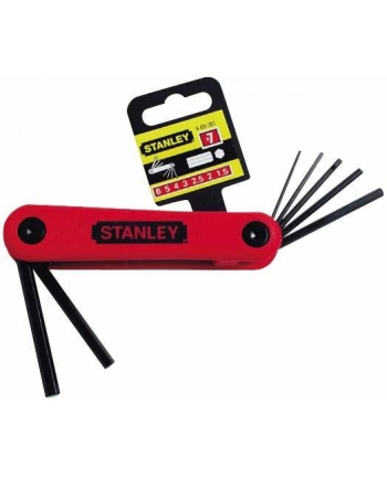 ZESTAW KLUCZY IMBUSOWYCH   7szt. METRYCZNYCH TYP SCYZORYK STANLEY nr 1