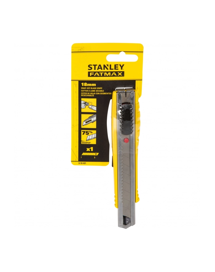 NÓŻ Z ŁAMANYM OSTRZEM 18mm FATMAX STANLEY główny