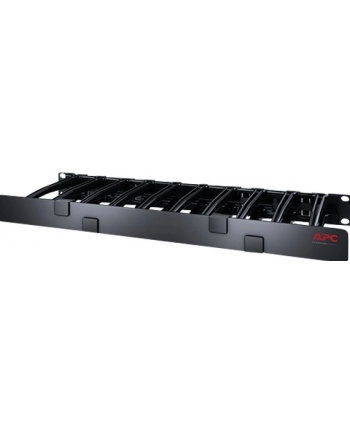 APC Horizontal Cable Manager, 1U x 4'' 6'' deep, Single-Sided