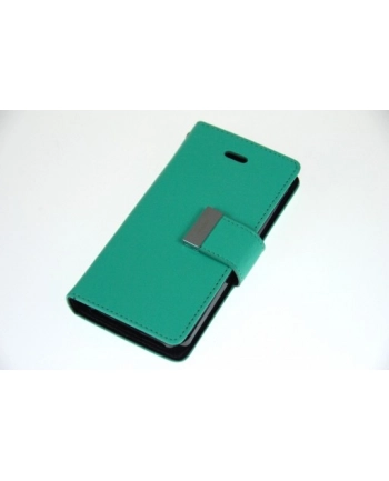 Etui skórzane Rich iPhone 6 Plus miętowo-granatowe nr 2