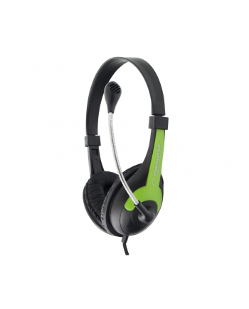 ESPERANZA Słuchawki Stereo z Mikrofonem i Regulacją Głośności EH158G