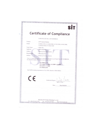 MikroTik S+31DLC10D SFP+ 10G SM 10km 1310nm LC