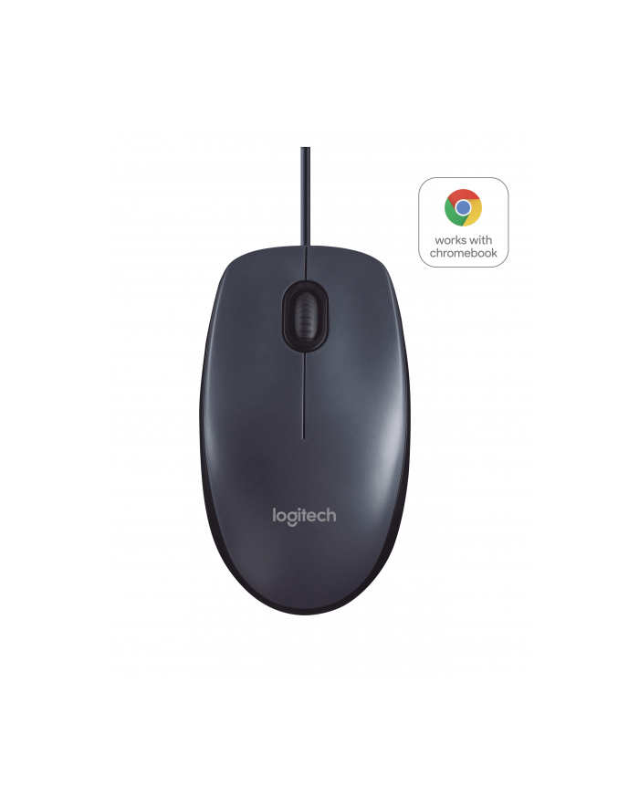 MYSZ LOGITECH M100 DARK 1000DPI - SZARA główny