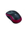 MYSZ LOGITECH M185 WIRELESS RED - CZERWONA - nr 39