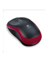 MYSZ LOGITECH M185 WIRELESS RED - CZERWONA - nr 5