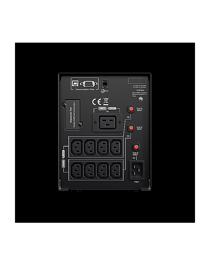 Cyber Power UPS PR3000ELCDSL 2700W Tower (IEC C13/C19) główny