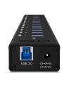 RaidSonic Icy Box Hub 10x USB 3.0 z portem ładującym USB, Czarny - nr 34