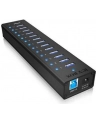 RaidSonic Icy Box Hub 10x USB 3.0 z portem ładującym USB, Czarny - nr 43