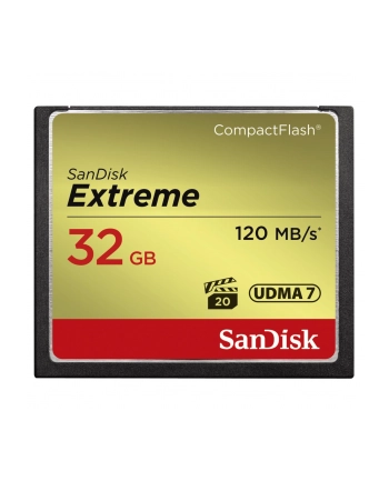 SANDISK COMPACT FLASH EXTREME 32GB 120 MB/s nr 2