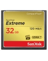 SANDISK COMPACT FLASH EXTREME 32GB 120 MB/s - nr 1
